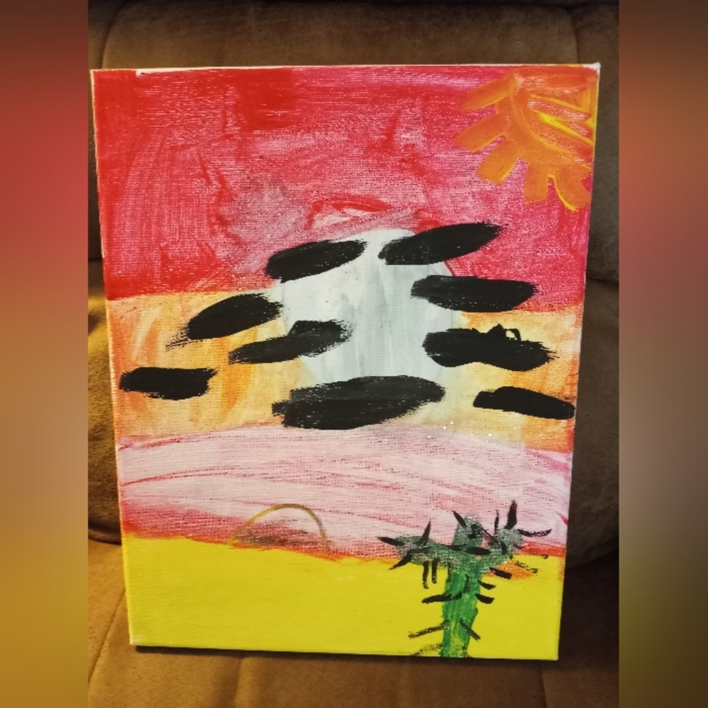 Desert View painting by Lisa H.